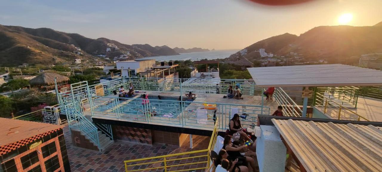 Hostel Green Light Taganga Exterior foto